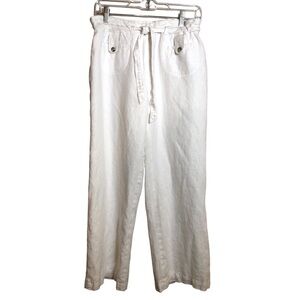 White Linen Pants